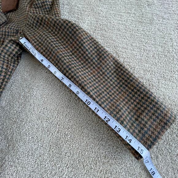🔥VTG International Scene Wool Houndstooth Tweed Blazer Jacket Preppy Women 5/6 - Picture 16 of 16
